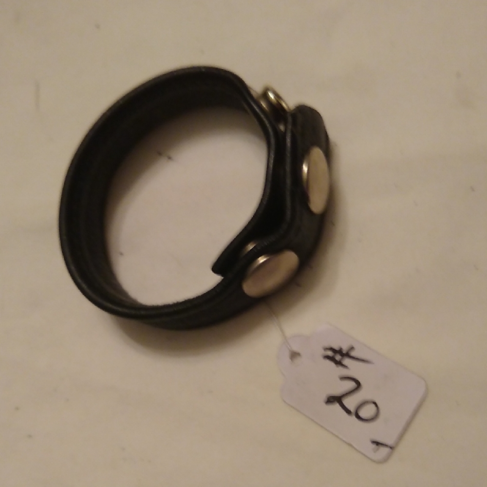 Leather C-Ring/Bracelet, #20